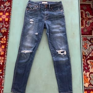 Madewell Dark Wash Skinny Skinny Jeans (with good stretch!)